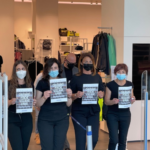 Protesta dei negozi del Centro Commerciale Campania