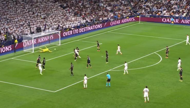 Il Real vince per 1-0 contro la Juve