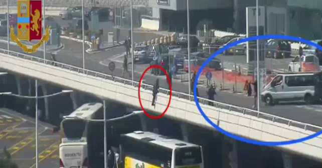 Algerino in crisi di panico tenta di gettarsi nel vuoto all’aeroporto di Fiumicino