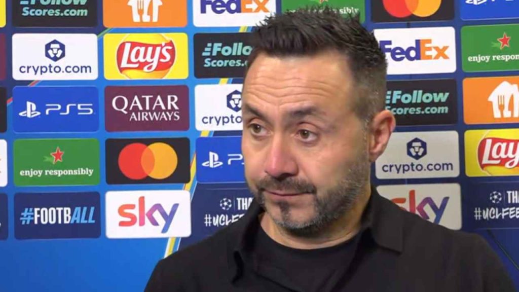 Furia del tecnico italiano